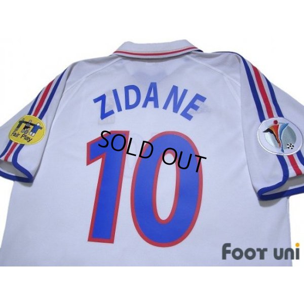 Photo4: France Euro 2000 Away Shirt #10 Zidane UEFA Euro Patch/Badge UEFA Fair Play Patch/Badge