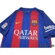 Photo3: FC Barcelona 2016-2017 Home Shirt #10 Messi La Liga Patch/Badge