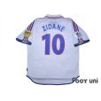 Photo2: France Euro 2000 Away Shirt #10 Zidane UEFA Euro Patch/Badge UEFA Fair Play Patch/Badge (2)