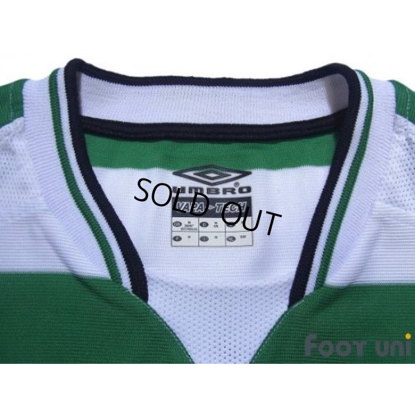 Photo5: Celtic 2001-2003 Home Shirt #7 Henrik Larsson