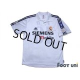 Real Madrid 2002-2003 Home Shirt #10 Figo Centenario Patch/Badge