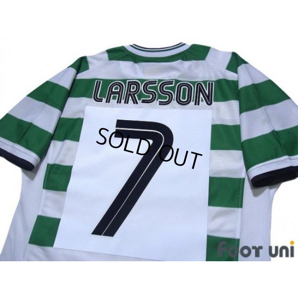 Photo4: Celtic 2001-2003 Home Shirt #7 Henrik Larsson