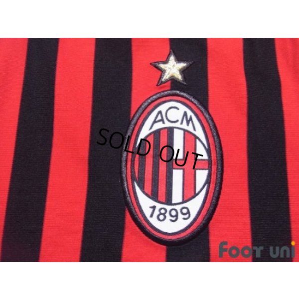 Photo5: AC Milan 2011-2012 Home Long Sleeve Shirt Champions League Patch/Badge
