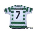 Photo2: Celtic 2001-2003 Home Shirt #7 Henrik Larsson (2)