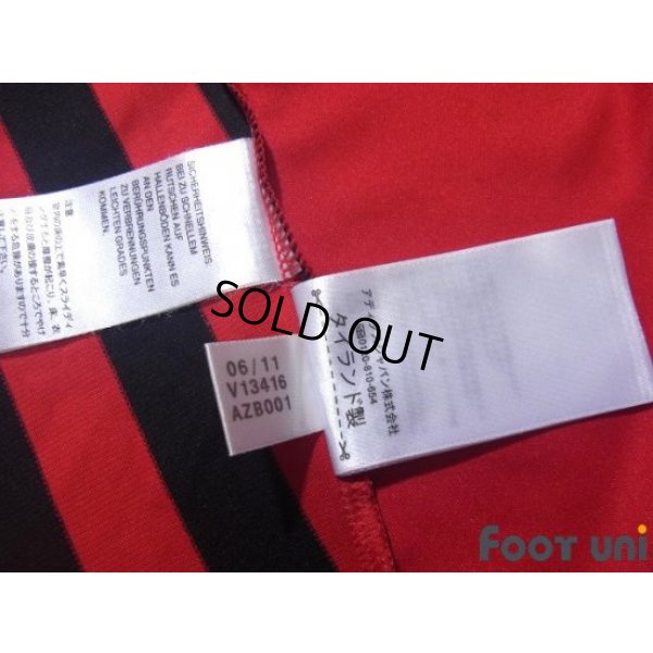 Photo8: AC Milan 2011-2012 Home Long Sleeve Shirt Champions League Patch/Badge