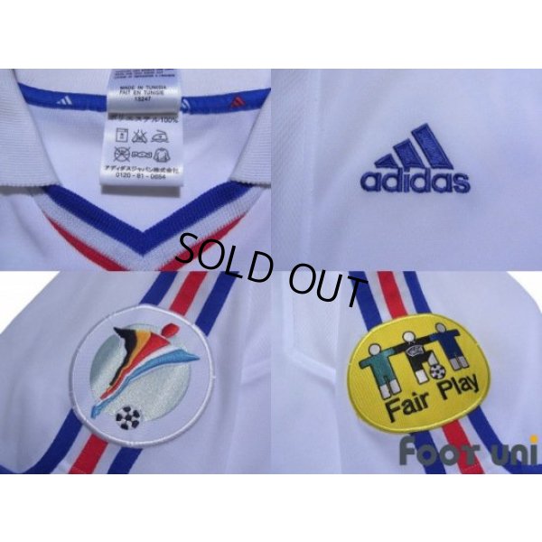 Photo7: France Euro 2000 Away Shirt #10 Zidane UEFA Euro Patch/Badge UEFA Fair Play Patch/Badge