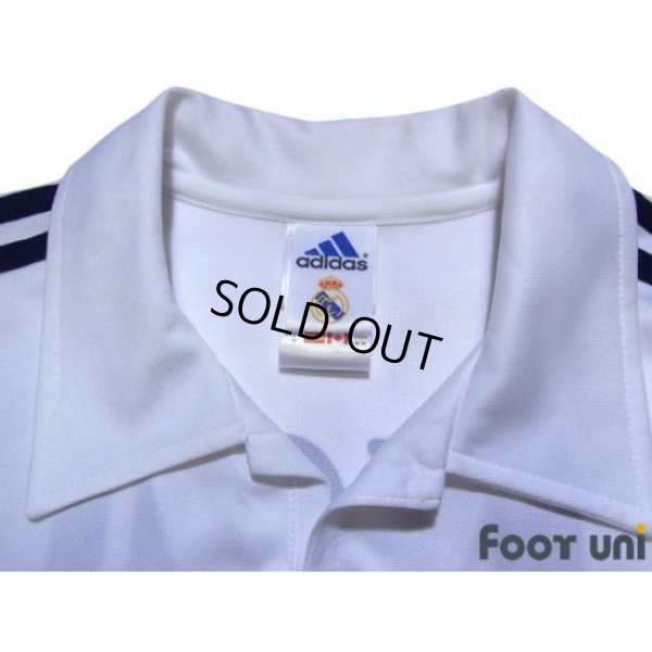 Photo5: Real Madrid 2002-2003 Home Shirt #10 Figo Centenario Patch/Badge