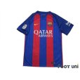 Photo1: FC Barcelona 2016-2017 Home Shirt #10 Messi La Liga Patch/Badge (1)
