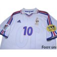 Photo3: France Euro 2000 Away Shirt #10 Zidane UEFA Euro Patch/Badge UEFA Fair Play Patch/Badge