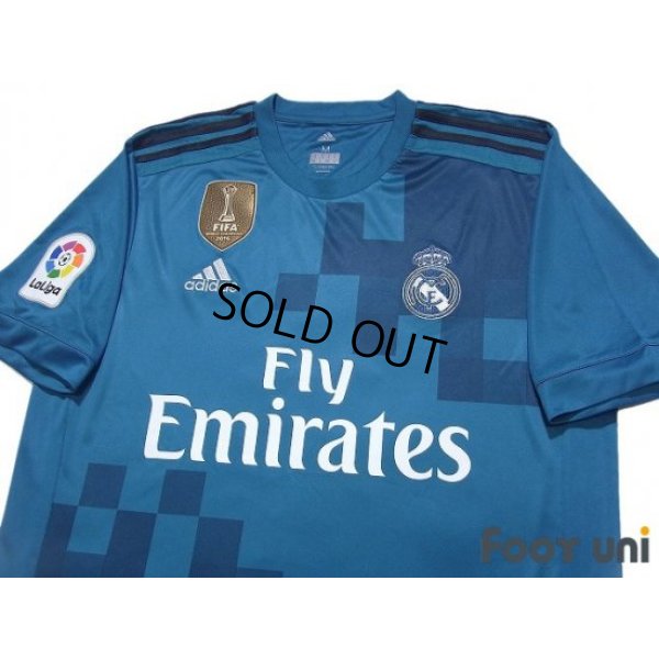 Photo3: Real Madrid 2017-2018 3rd Shirt #8 Kroos La Liga Patch/Badge