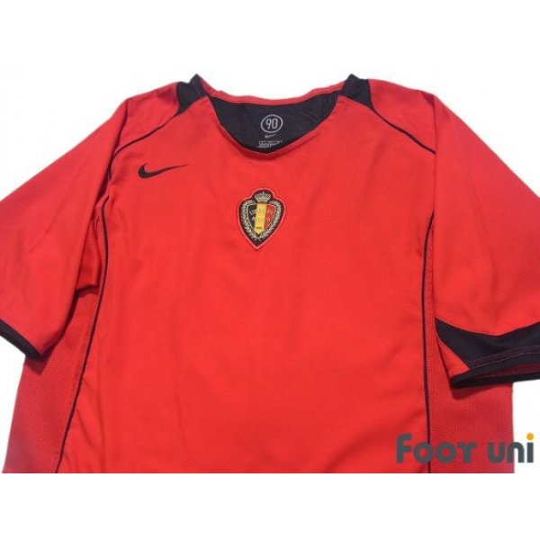 Photo3: Belgium 2004 Home Shirt