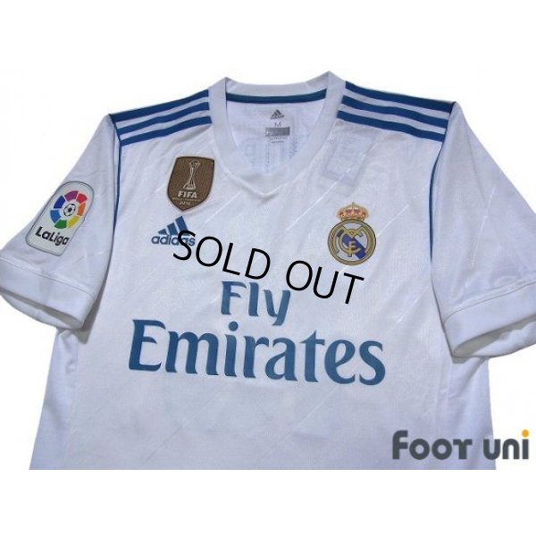 Photo3: Real Madrid 2017-2018 Home Authentic Shirt #10 Modric La Liga Patch/Badge w/tags