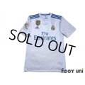 Real Madrid 2017-2018 Home Authentic Shirt #10 Modric La Liga Patch/Badge w/tags