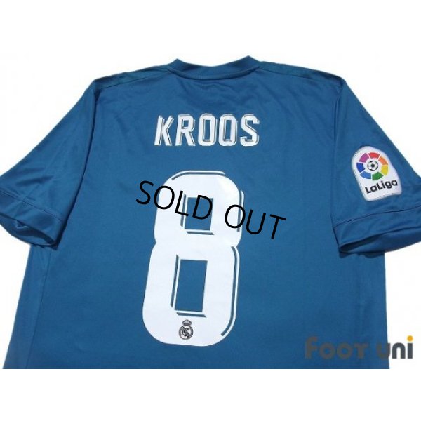 Photo4: Real Madrid 2017-2018 3rd Shirt #8 Kroos La Liga Patch/Badge