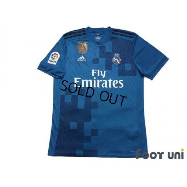 Photo1: Real Madrid 2017-2018 3rd Shirt #8 Kroos La Liga Patch/Badge