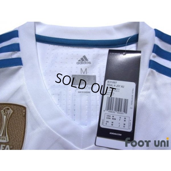 Photo5: Real Madrid 2017-2018 Home Authentic Shirt #10 Modric La Liga Patch/Badge w/tags