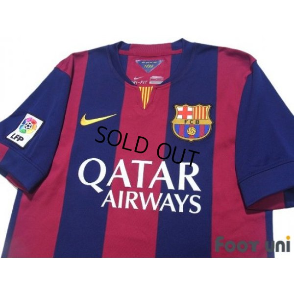Photo3: FC Barcelona 2014-2015 Home Shirt LFP Patch/Badge