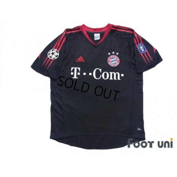 Photo1: Bayern Munich 2004-2005 Cup Shirt #26 Deisler Champions League Patch/Badge Big Year Patch/Badge