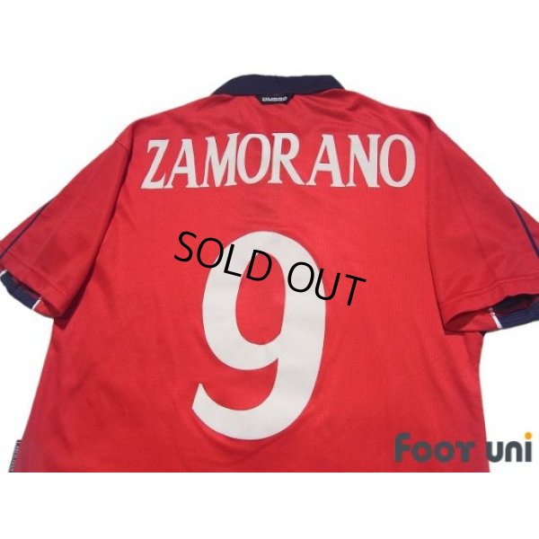 Photo4: Chile 2000-2003 Home Shirt #9 Zamorano