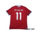 Photo2: Liverpool 2020-2021 Home Shirt #11 Mohamed Salah (2)