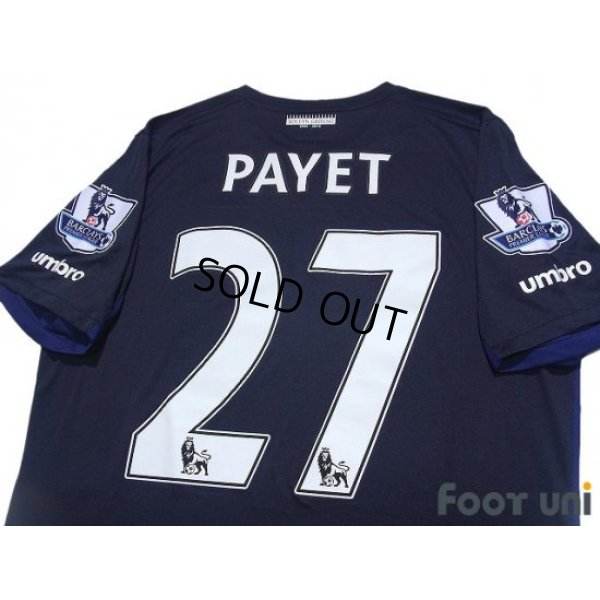 Photo4: West Ham Utd 2015-2016 3rd Shirt #27 Dimitri Payet BARCLAYS PREMIER LEAGUE Patch/Badge