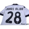 Photo4: Valencia 2009-2010 Home Shirt #28 Jordi Alba