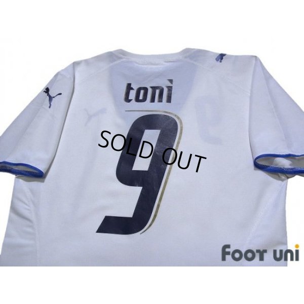 Photo4: Italy 2006 Away Shirt #9 Luca Toni