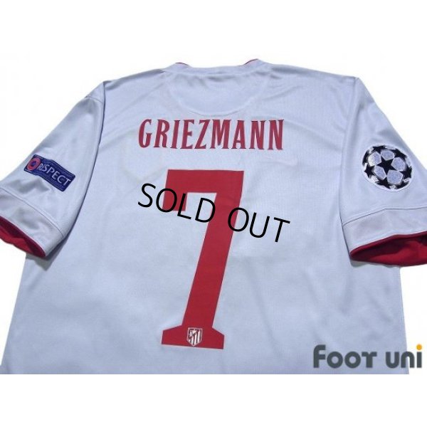 Photo4: Atletico Madrid 2014-2015 Away Shirt #7 Griezmann Champions League Patch/Badge