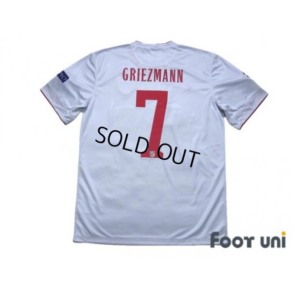 Photo2: Atletico Madrid 2014-2015 Away Shirt #7 Griezmann Champions League Patch/Badge