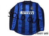 Inter Milan 2000-2001 Home Long Sleeve Shirt #9 Ronaldo