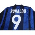 Photo4: Inter Milan 2000-2001 Home Long Sleeve Shirt #9 Ronaldo