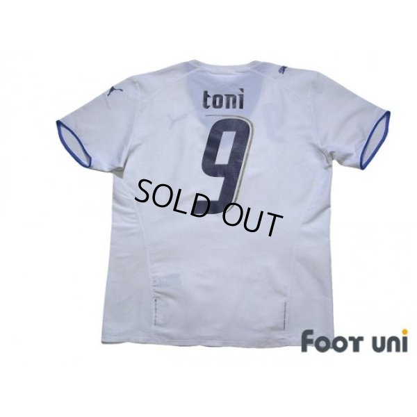 Photo2: Italy 2006 Away Shirt #9 Luca Toni