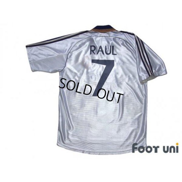 Photo2: Real Madrid 1998-2000 Home Shirt #7 Raul