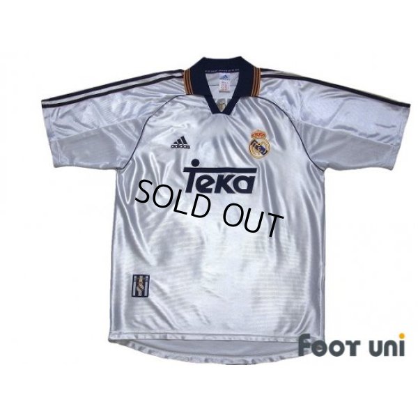 Photo1: Real Madrid 1998-2000 Home Shirt #7 Raul