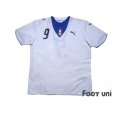 Photo1: Italy 2006 Away Shirt #9 Luca Toni (1)