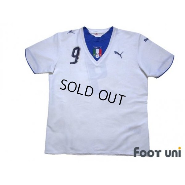 Photo1: Italy 2006 Away Shirt #9 Luca Toni