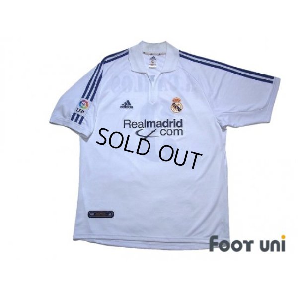 Photo1: Real Madrid 2001-2002 Home Shirt First Half Model #3 Roberto Carlos LFP Patch/Badge