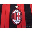 Photo5: AC Milan 2013-2014 Home Long Sleeve Shirt Champions League model Big Year Patch/Badge