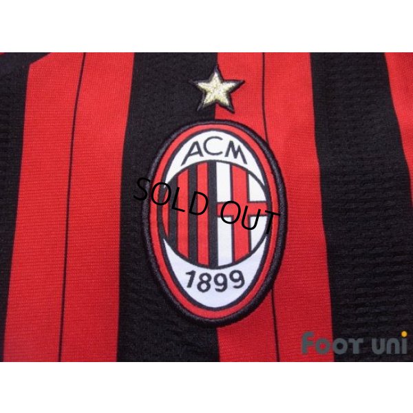Photo5: AC Milan 2013-2014 Home Long Sleeve Shirt Champions League model Big Year Patch/Badge