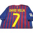 Photo4: FC Barcelona 2011-2012 Home Shirt #7 David Villa LFP Patch/Badge w/tags