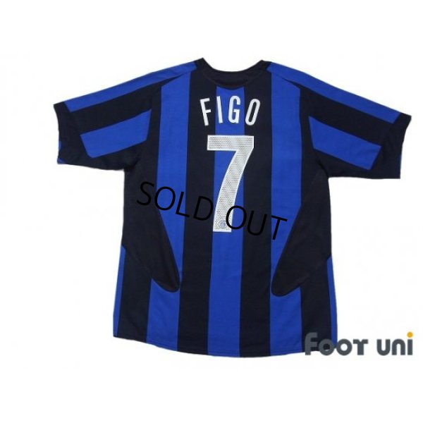 Photo2: Inter Milan 2005-2006 Home Shirt #7 Figo