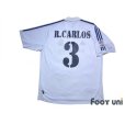 Photo2: Real Madrid 2001-2002 Home Shirt First Half Model #3 Roberto Carlos LFP Patch/Badge (2)