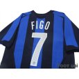 Photo4: Inter Milan 2005-2006 Home Shirt #7 Figo