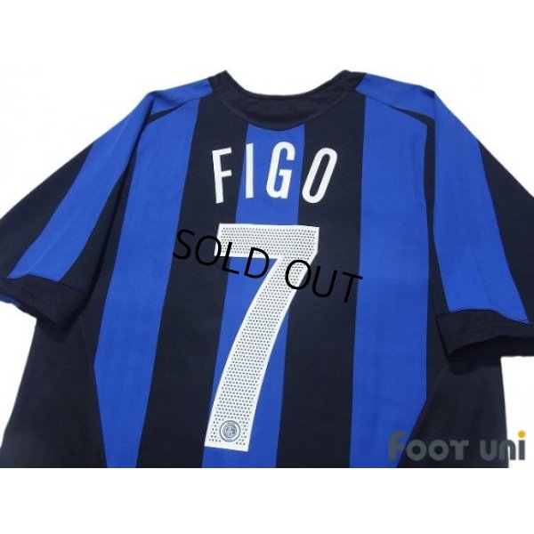 Photo4: Inter Milan 2005-2006 Home Shirt #7 Figo