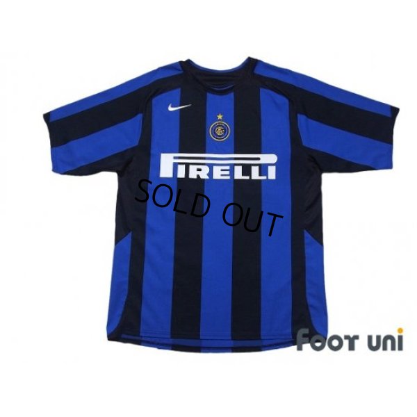 Photo1: Inter Milan 2005-2006 Home Shirt #7 Figo