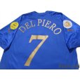 Photo4: Italy Euro 2004 Home Shirt #7 Del Piero UEFA Euro 2004 Patch/Badge UEFA Fair Play Patch/Badge