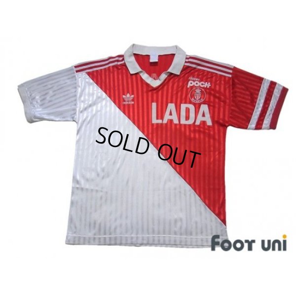 Photo1: AS Monaco 1990-1991 Home Shirt