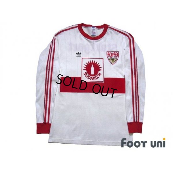 Photo1: VfB Stuttgart 1989-1990 Home Long Sleeve Shirt