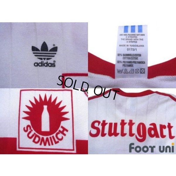 Photo6: VfB Stuttgart 1989-1990 Home Long Sleeve Shirt