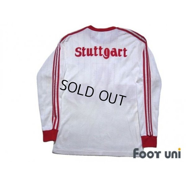 Photo2: VfB Stuttgart 1989-1990 Home Long Sleeve Shirt